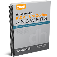 Home Health ICD-10-CM Coding Answers Workbook, 2025 (5-pack)